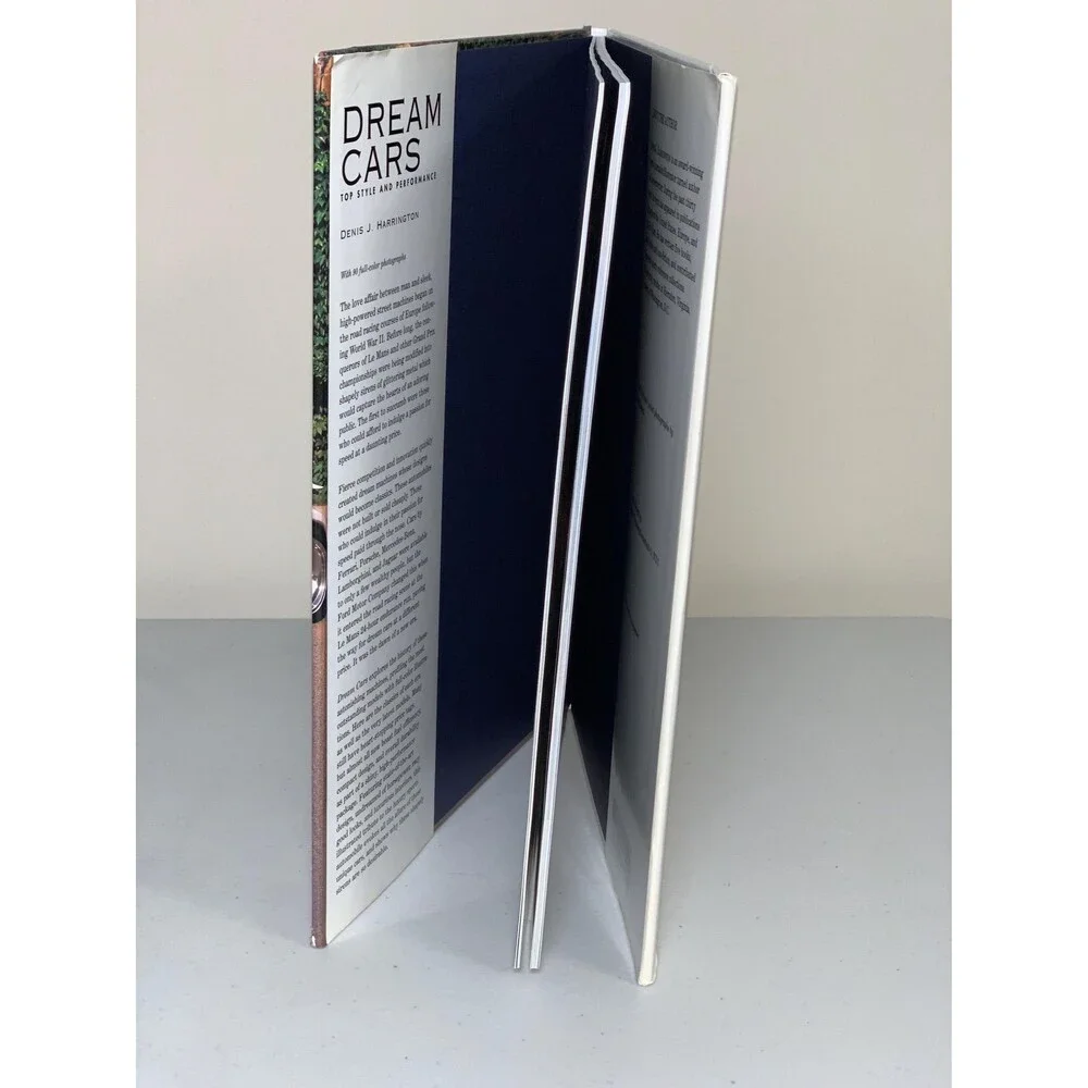 Dream Cars Top Style and Performance By Denis J Harrington Hardcover Book
